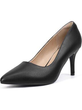 Chic Closed Toe Stiletto Heels for Women - Elegant Pointed Dress Pumps